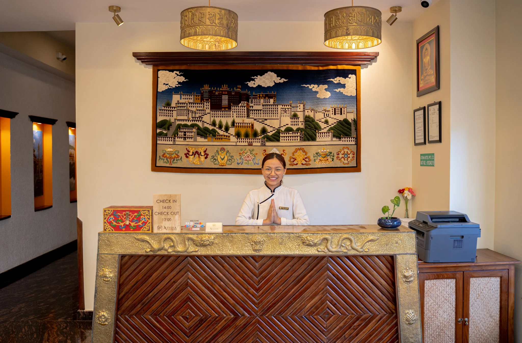 Atisha Hotel in Bouddha, Kathmandu 